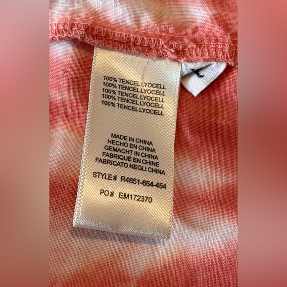 Cloth & Stone X Anthropologie Tie Dye Button Front Shirt Size XL - Picture 5 of 7